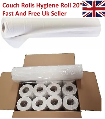 White Couch Roll Bed Cover Paper 20  40M Hygiene GP Beauty Salon Massage Table • £7.99