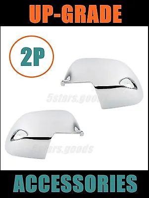 Accessories Chrome Side Mirror Covers Trims For Nissan Versa 2012 2013 2014 • $28