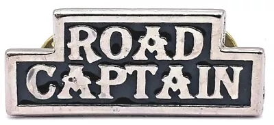 $9.75 • Buy Road Captain Silver-Plated Pewter Motorcycle Club Vest Hat Pin Biker