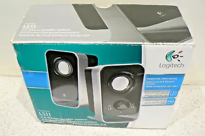 Logitech Ls11  2.0 Stereo Speakers For Pc - Input For Cdmp3 Dvd • £5