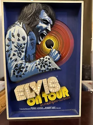 Elvis On Tour Wall Art Lighted Sign In Excellent Condition • $15