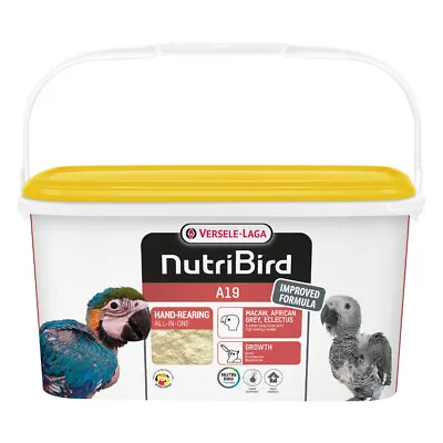 NutriBird A19 High Energy Hand Rearing Food For Baby Birds 3kg • £54.89