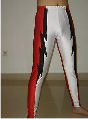 Spandex Zentai Wrestling Tights/pants Red/white/black S-XXL D023 • $30.59