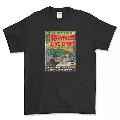 MF DOOM Rhymes Like Dimes Underground Hip Hop Operation Doomsday Music T Shirt • $17.95