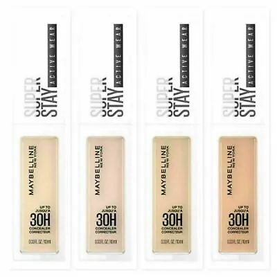 MAYBELLINE Superstay 30H Active Wear Full Coverage Concealer 10ml CHOOSE SHADE • £4.45