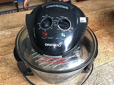 Daewoo Halogen Oven Boxed 6mths Insurance With Receipt Small Chip In Glass • £9.99