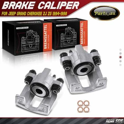 2x Rear Left + Right Brake Calipers For Jeep Grand Cherokee ZJ ZG Series 94-98 • $126.09