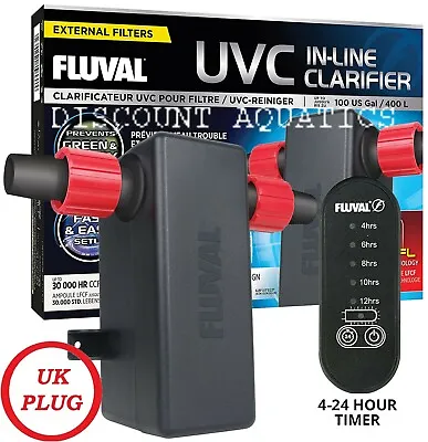 £68.95 • Buy Fluval UV Clarifier Aquarium UVC Clarifier With CCFL Lamp Technology 