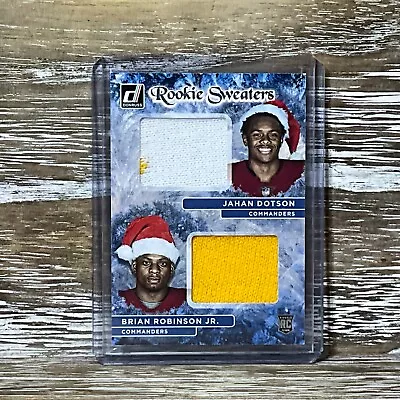 2022 Donruss Holiday Dual Rookie Sweaters Brian Robinson Jr./Jahan Dotson #RHD-7 • $0.99