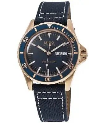 New Mido Ocean Star Tribute Blue Dial Fabric Men's Watch M026.830.38.041.00 • $642.63