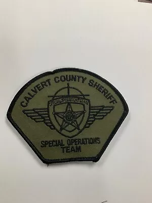 Subdued Special Ops Calvert County Sheriff State Maryland MD • $8.99