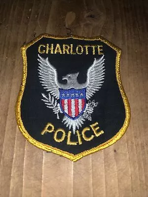 £14.99 • Buy Vintage USA Charlotte North Carolina Police Woven Patch Badge
