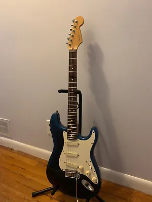 Fender Stratocaster Plus 1995 Blue Pearl Burst Lace Sensor Pickups With OHSC USA • $1699