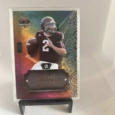 🔥 JOHNNY MANZIEL Wild Card 7 Card  1/1 Diamond Sealed Texas A&M Browns • $15