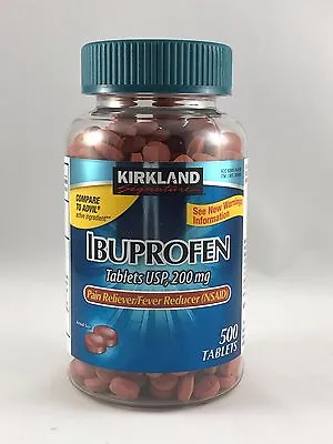 Kirkland IBUPROFEN (500 TABLETS) 200mg Pain Reliever-Choose Your Quantity • $32.63