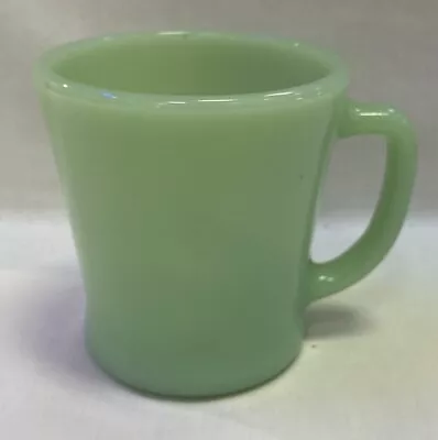 Vintage Fire King Oven Ware Green Jadeite Coffee Mug D Handle • $9.99