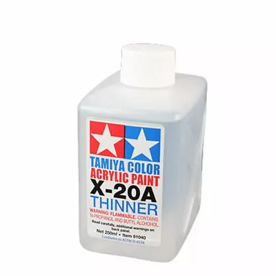 TAMIYA 81040 Acrylic Poly Thinners X-20A 250ml • £9.95