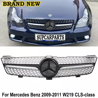 Diamond Grill Grille With Star For Mercedes W219 CLS500 CLS350 CLS63 2009-2011 • $98.69