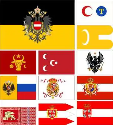 Empire Total War Flag Austria Crimea Mameluke Otomano Russia Poland-Lithuania • $4.90