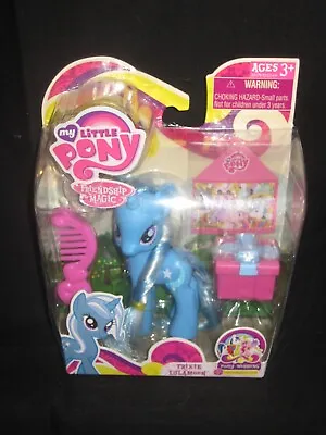 My Little Pony Trixie Lulamoon Blue Unicorn Pony Wedding 2011 Present Comb NIP • $53.09