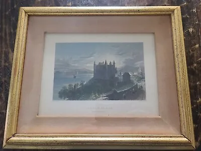 W.H. Bartlett  Castle Of Granson   Framed Engraving • $60.80