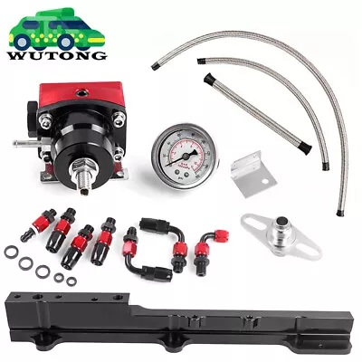 Fuel Pressure Regulator Gauge Rail B16 B18 B20 B Series For Honda Acura FPR • $84.95