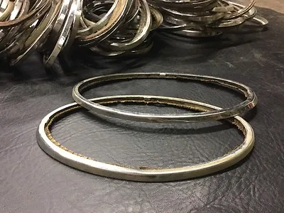 VW AirCooled Beetle Tail Light Chrome Rings  62-67 • $10