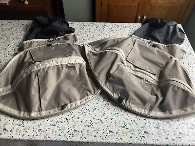 £25 • Buy Baby Jogger City Mini Double Hood Fabric Stone/Cream
