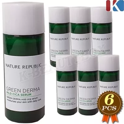 NATURE REPUBLIC Green Derma Mild Cica Serum 20ml 6pcs(=120ml) Korean Skin Care • $13.98