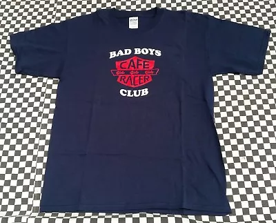 Cafe Racer - Mazda Rotary Night Club T-Shirt - Bad Boys Club - Blue Large • $9.75