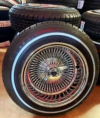 13x7 100 Spoke Wheels Rims Tires Chrome 2 Bar Spinner • $1899.99