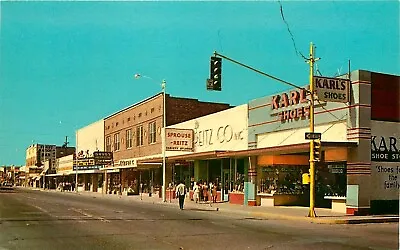 $7.50 • Buy Main Street, Las Cruces, New Mexico, Vintage Postcard