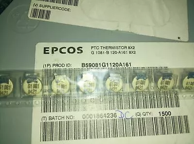 4 X EPCOS B59801G1120A161  PTC THERMISTOR 8x2 LIMIT TEMP PTC 120C  SMD • $3.25