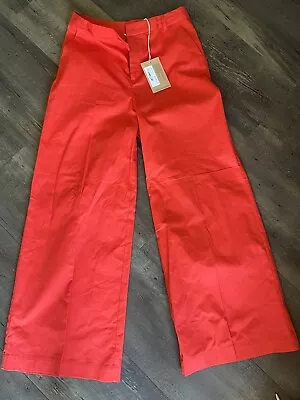 Gorman Flared Pants Size 10  **gorgeous Brand New!!! ** Vibrant RED • $70