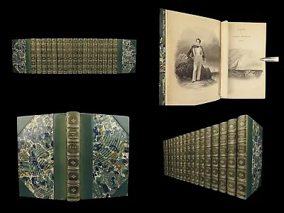 1833 LORD BYRON 1ed Complete Works Romantic Poet Don Juan BEAUTIFUL 17v Set • £1187.41