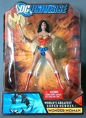 DC Universe World's Greatest Super Heroes Action Figs WONDER WOMAN - Mattel 2008 • $34.49