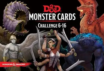 $22.95 • Buy D&D Spellbook Cards: Monsters CR 6-16 (74 Cards)