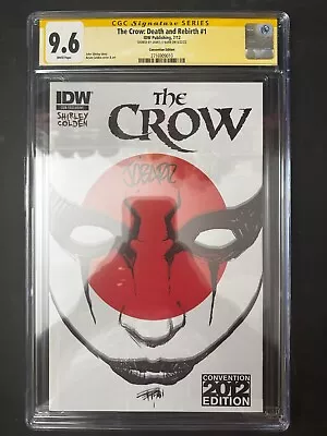 The Crow Death & Rebirth #1 CGC 9.6 Signed By James O'Barr Convention Variant • £160.86