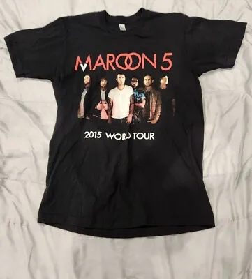 Maroon 5 Medium Mens Or Womens T-shirt 2015 World Tour Maroon5 American Apparel • $10