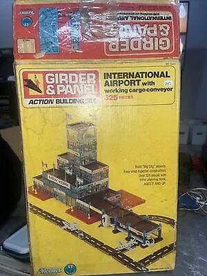 VINTAGE 1970s Kenner GIRDER & PANEL International Airport Building Set In BOX • $56