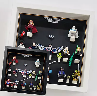 Multi Choice Display Case Frame For Lego ® Marvel Studios 71031 Minifigures  • $36.39