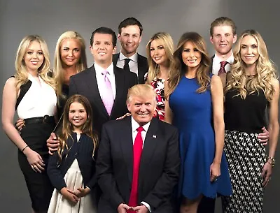 $11.44 • Buy President Donald Melania Trump Family Maga Portrait 8.5x11 Photo Poster Picture