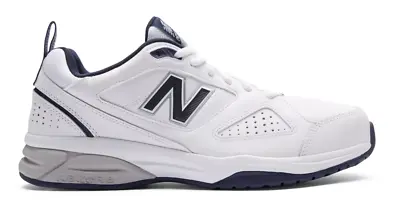 New Balance MX624WN Mens Cross Training Shoes (2E Wide) (White/Navy) | BRAND NEW • $131.99