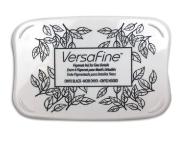 £7.95 • Buy Versafine Tsukineko Onyx Black - VF82 Fine Details Pigment Ink Pad Fast Drying