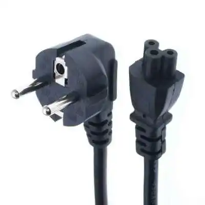 £3.99 • Buy EU Cloverleaf Power Cord / Mains Cable Lead / EU Plug NEW EURO POWER LEAD 1.5m