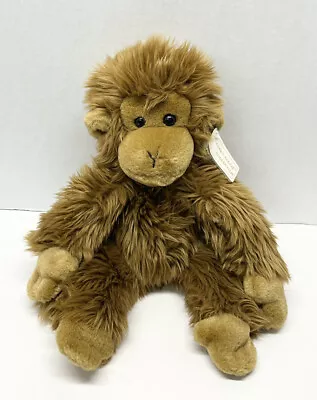 Velvet Touch Jerry Elsner Shaggy Monkey 16  Plush With Tag Brown Tan Collection • $8.24