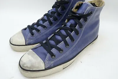 $69.97 • Buy Converse + John Varvatos High Top Shoes Leather Chuck Tylor Blue Men Size 9.5