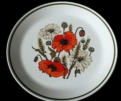 J & G Meakin Red 'Poppy' Pattern 10 Inch Dinner Plate X1 ( 3 Avail) • £8.99