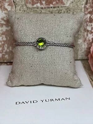 DAVID YURMAN Women's Chatelaine Bracelet With Peridot 3mm Used Large • $165