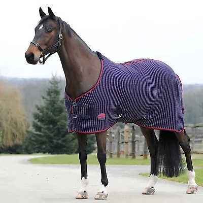 Weatherbeeta Waffle Cooler Horse Rug Standard Neck - Navy/Red/White CLEARANCE • £49.99